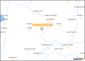 map of Shadawng Ga