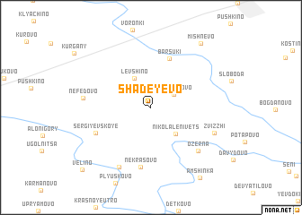 map of Shadeyevo