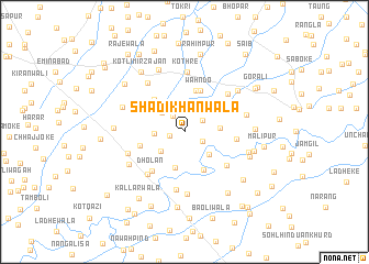 map of Shādi Khānwāla