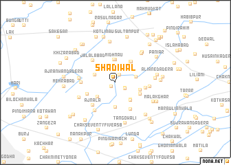 map of Shādiwāl