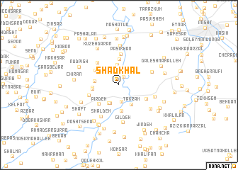 map of Shād Khāl