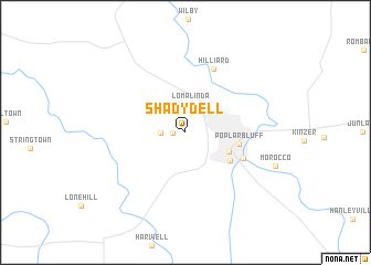 map of Shady Dell