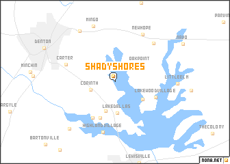 map of Shady Shores