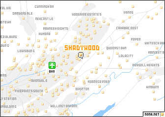 map of Shadywood