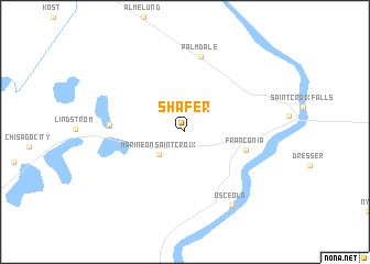 map of Shafer