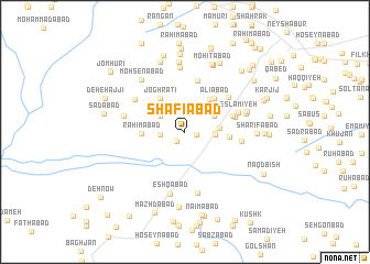 map of Shafī‘ābād