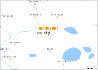 map of Shafiyevo