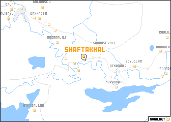 map of Shaftakhal