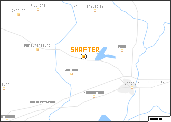 map of Shafter