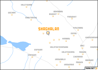 map of Shaghālān