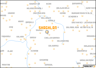 map of Shaghlān