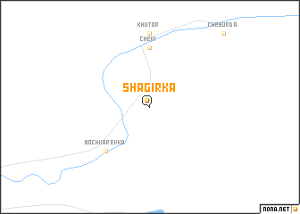 map of Shagirka