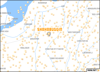 map of Shahāb-ud-din