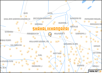 map of Shāhali Khān Qarāi