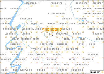 map of Shāhāpur