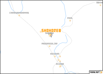 map of Shah Āreb