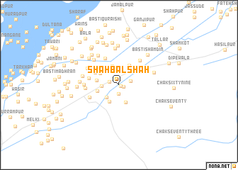 map of Shāhbal Shāh