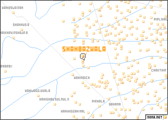 map of Shāhbāzwāla
