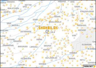 map of Shāh Bilāk