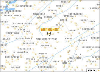 map of Shāhdham