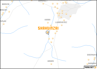 map of Shāhdīnzai