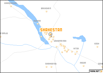map of Shahestān