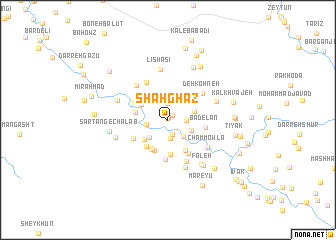 map of Shāhghāz