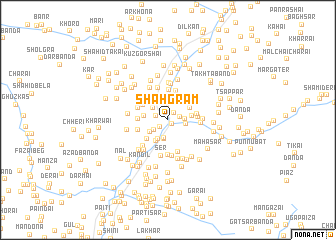 map of Shāhgrām