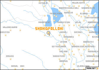 map of Shahīd Fallāḩī