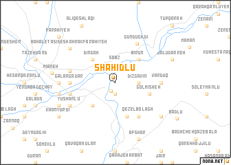 map of Shahīdlū
