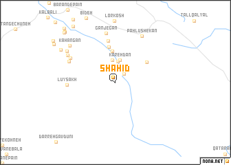 map of Shahīd