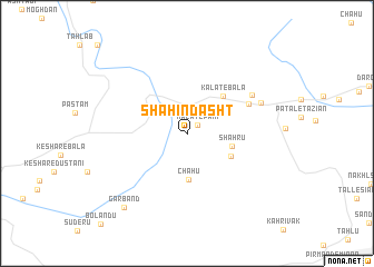 map of Shāhīndasht