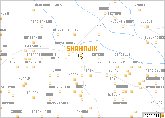 map of Shāhīnjik