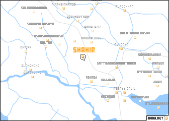 map of Shāhir