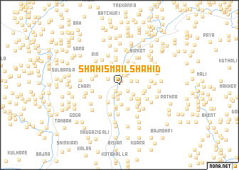 map of Shāh Ismaīl Shahīd