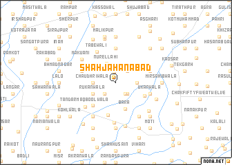 map of Shāhjahānābād