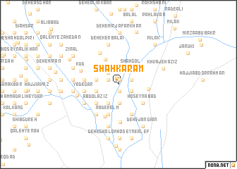 map of Shāh Karam