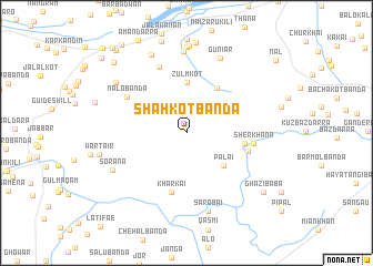 map of Shāhkot Bānda