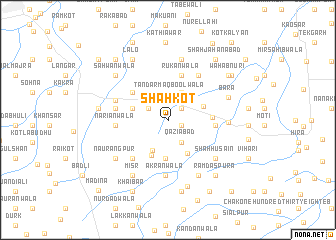map of Shāhkot