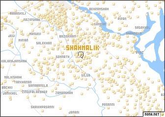 map of Shāh Malik