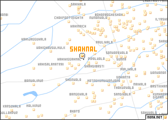 map of Shāh Nāl