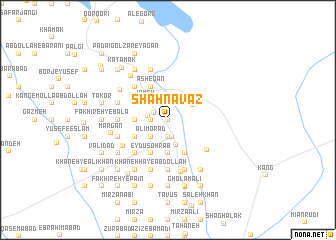 map of Shahnavāz