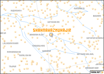 map of Shāh Nawāz Muhājir