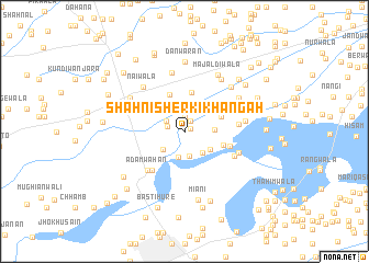 map of Shāhni Sher ki Khāngāh