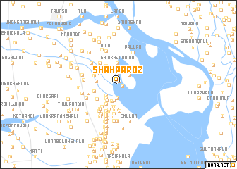 map of Shāh Paroz