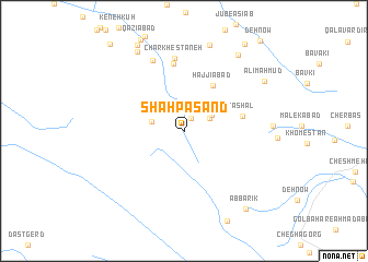 map of Shāh Pasand