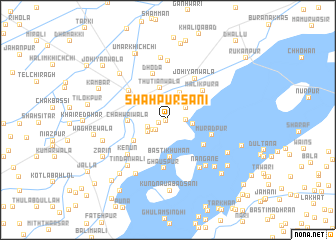 map of Shāhpur Sāni