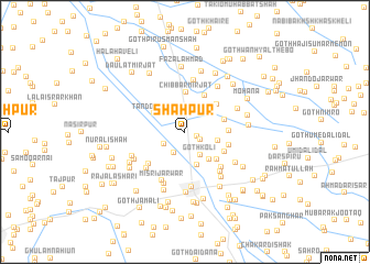 map of Shāhpur