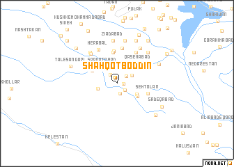 map of Shāh Qoţb od Dīn