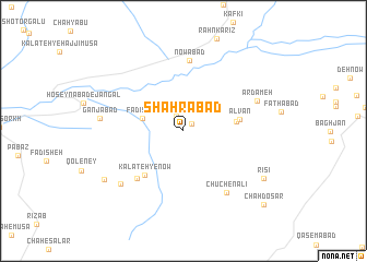 map of Shahrābād